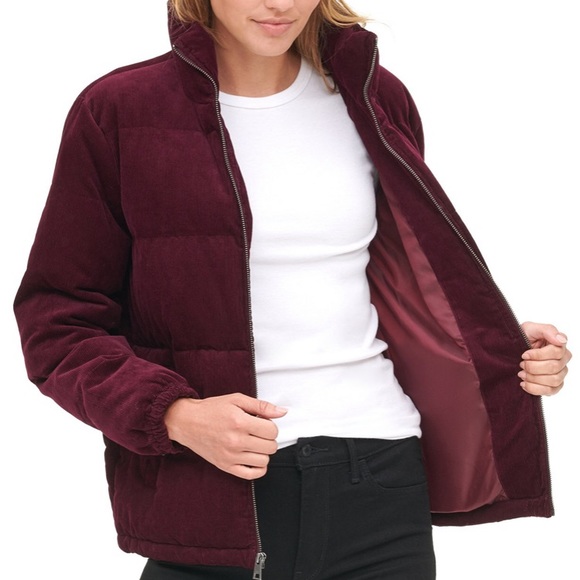 Levi’s Ladies Corduroy Puffer Jacket - Picture 13 of 13